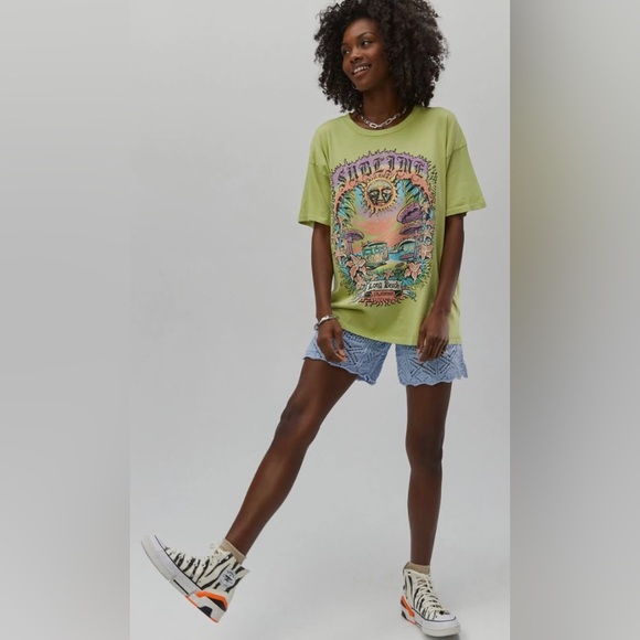 Daydreamer Sublime LBC Day Trip Merch Tee Lily Green - Picture 9 of 10